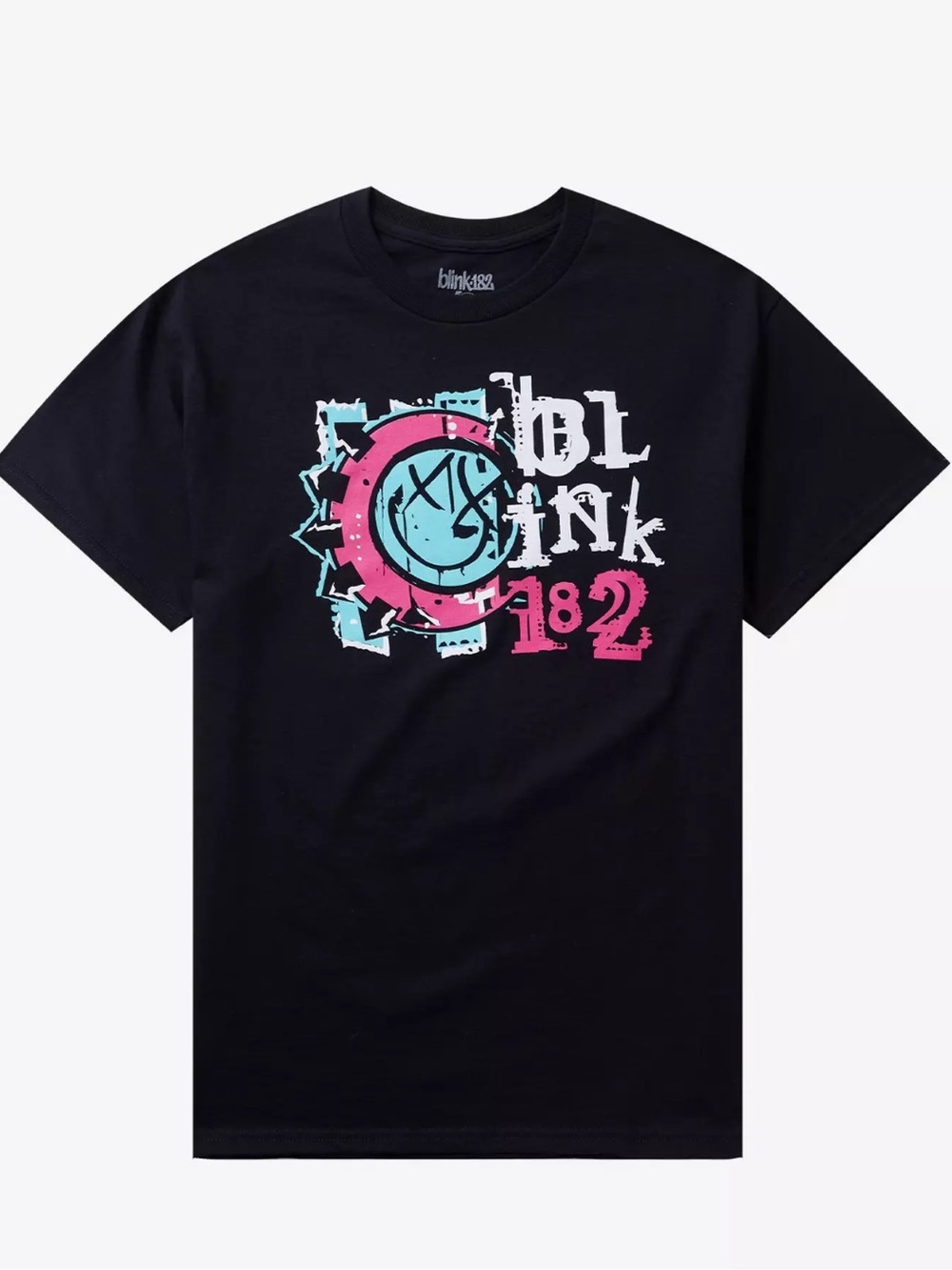 Unisex Blink-182 Graphic T-Shirt - black size large